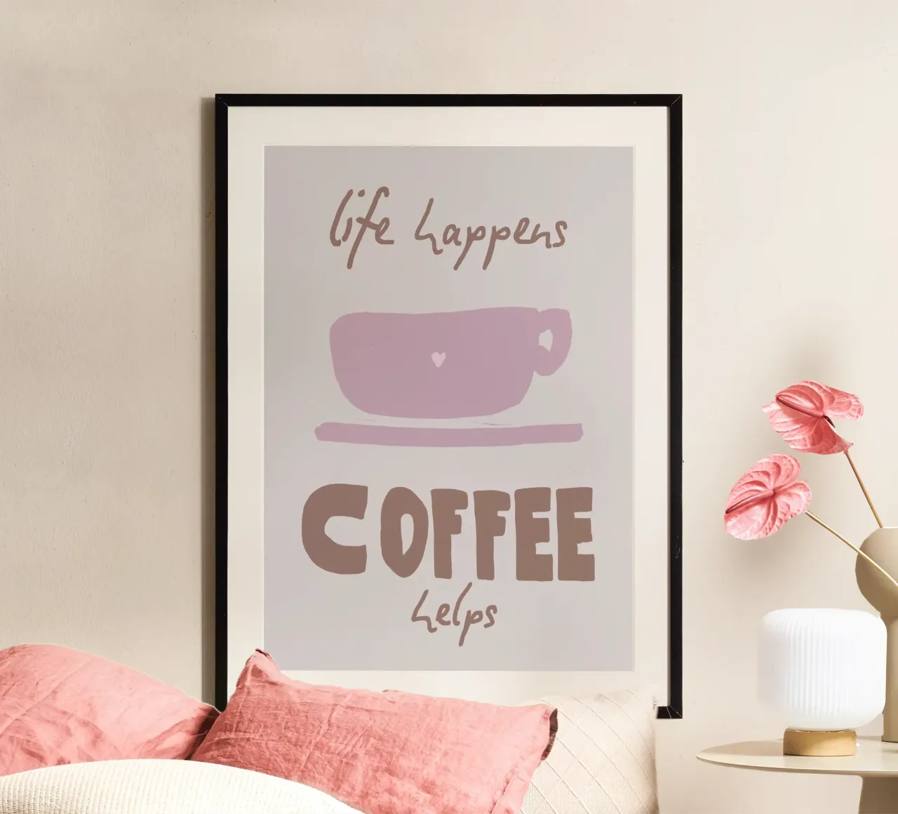 coffee helps poster da SanniBee.
