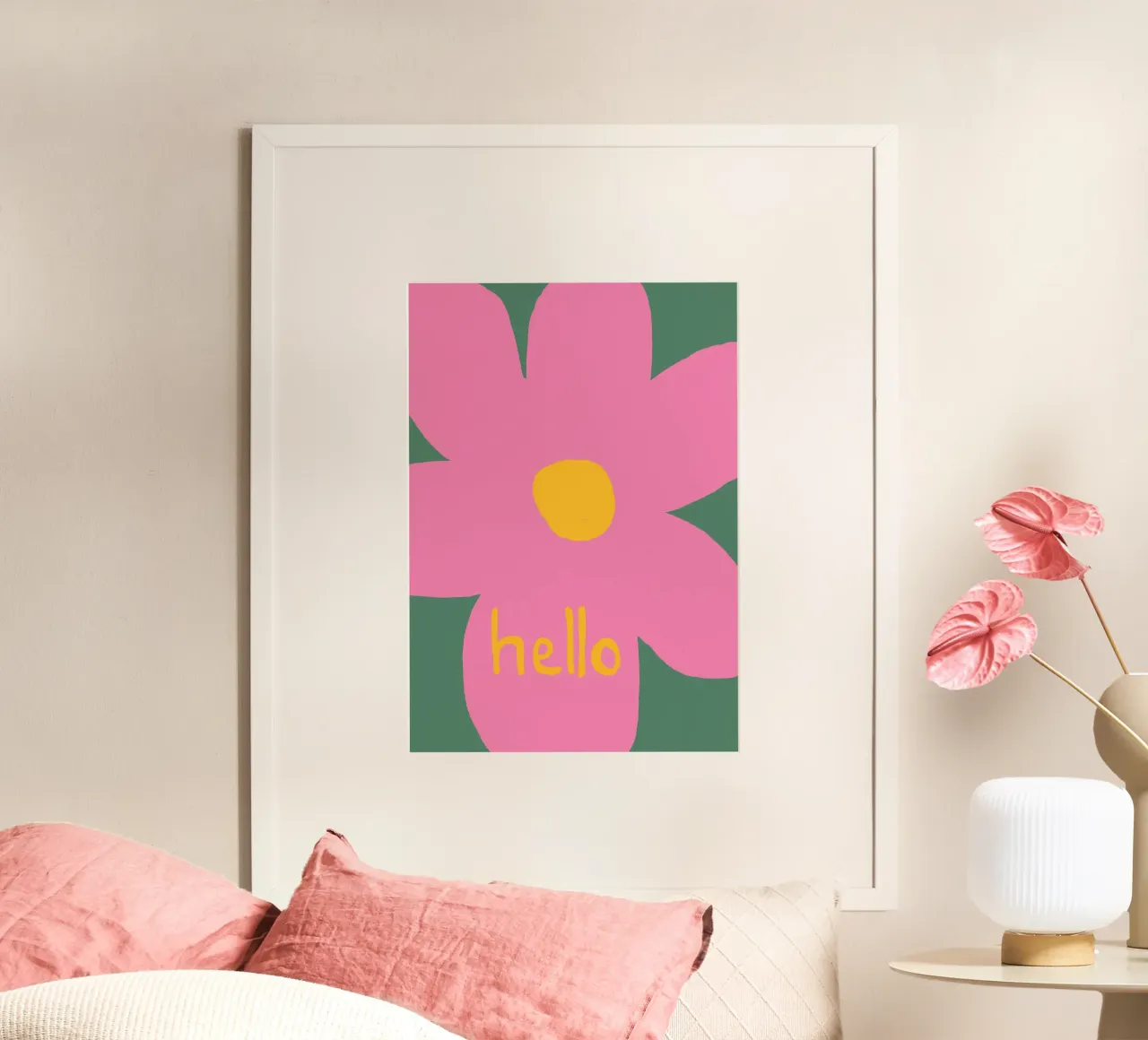 hello poster by SanniBee.