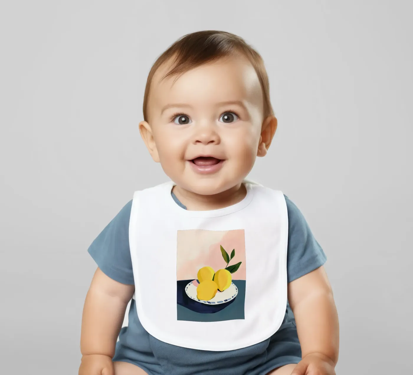 Mediterranean Lemons bavaglino da softsoul