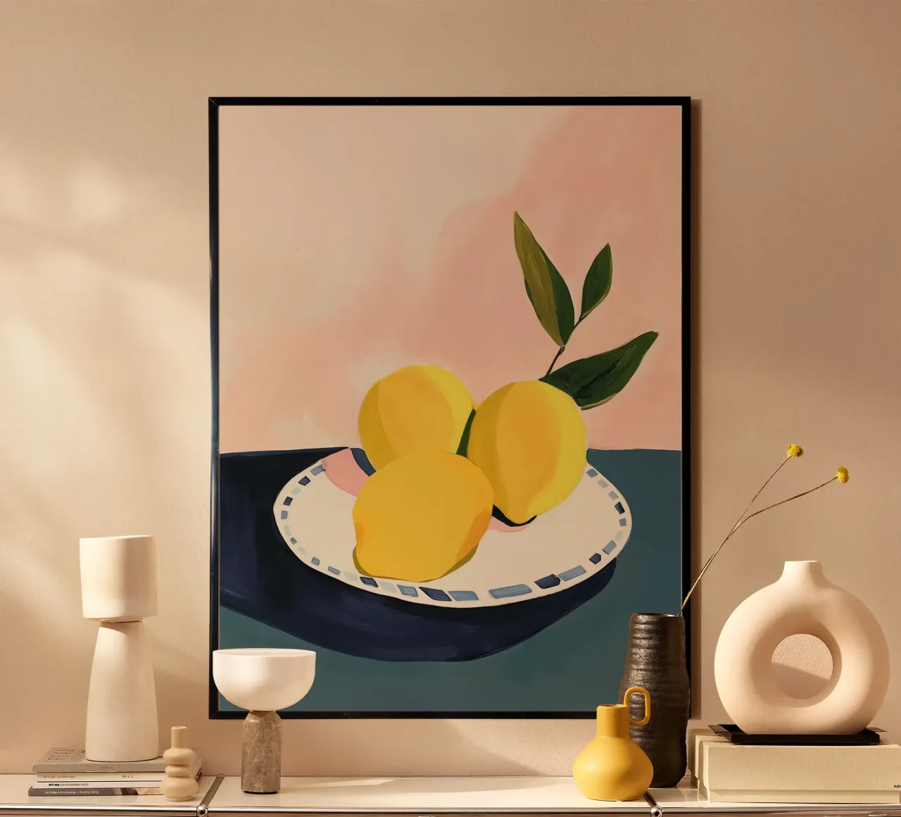 Mediterranean Lemons poster da softsoul