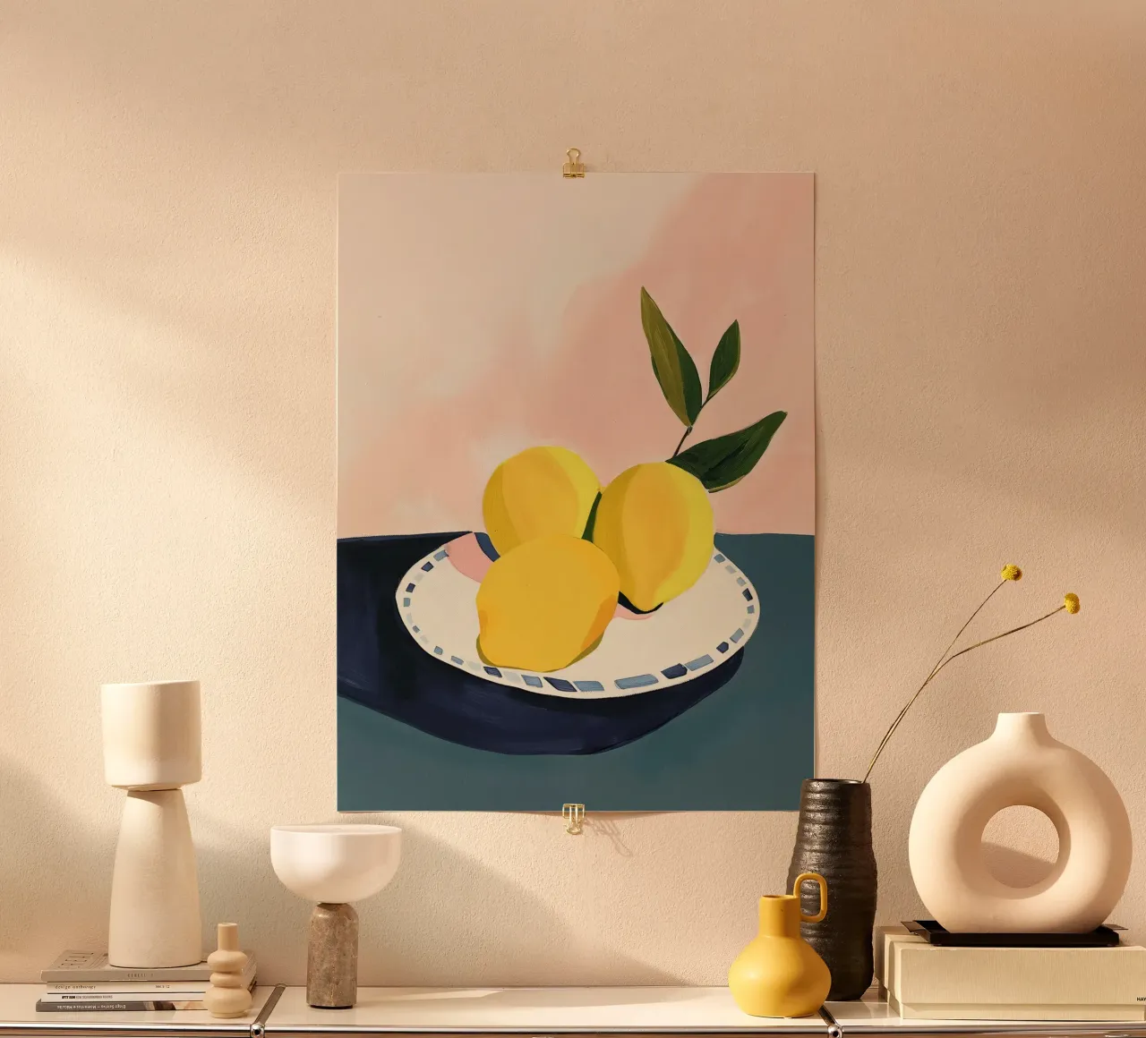 Mediterranean Lemons poster da softsoul