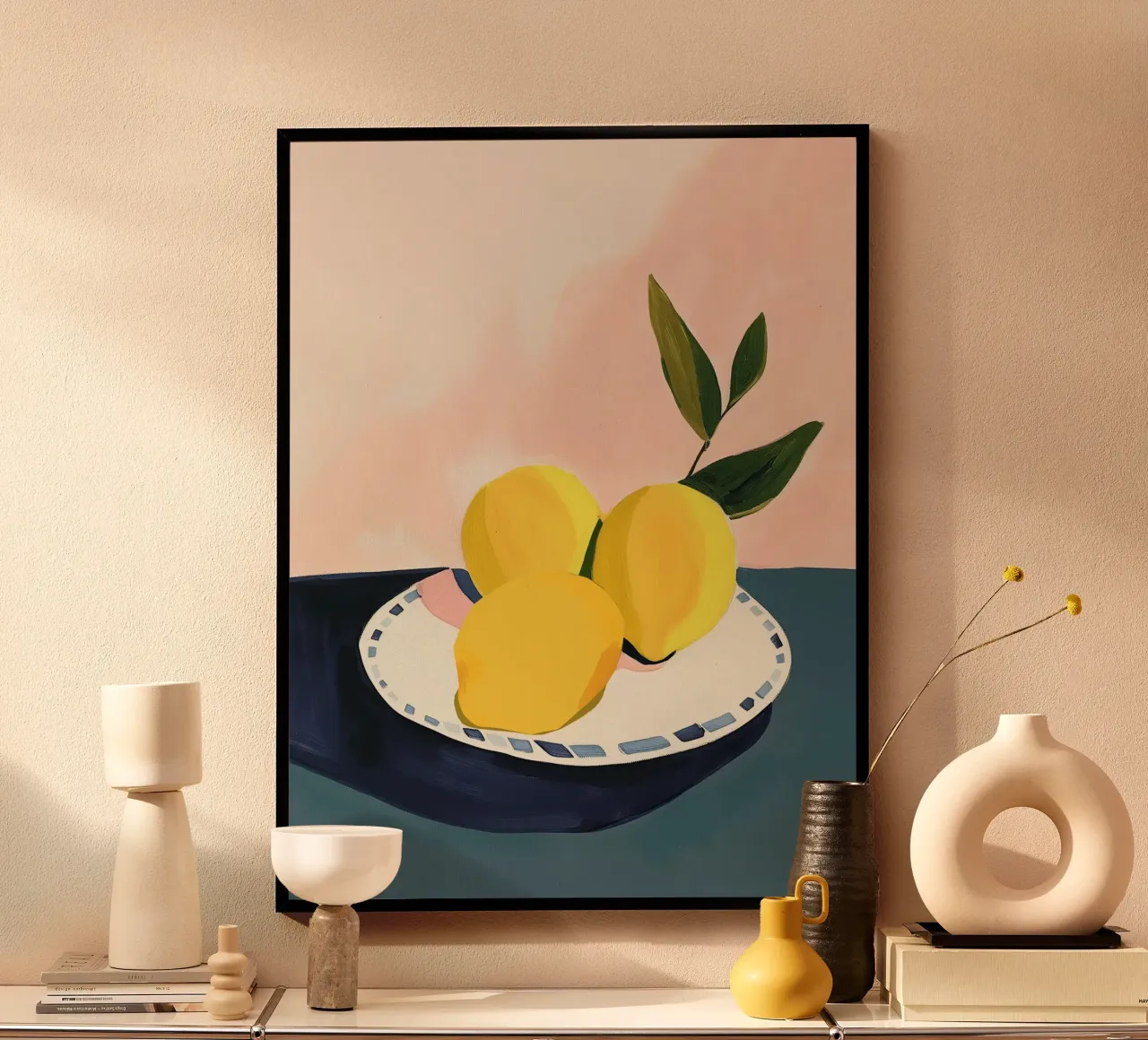Mediterranean Lemons poster da softsoul