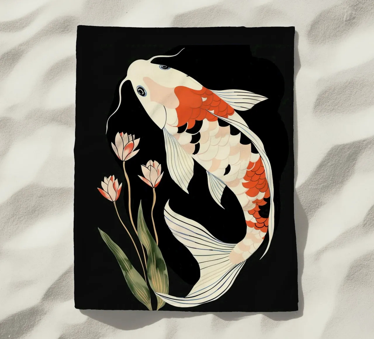 Noir Koi Study telo mare da softsoul