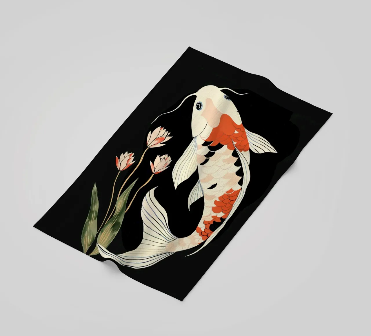 Noir Koi Study telo mare da softsoul