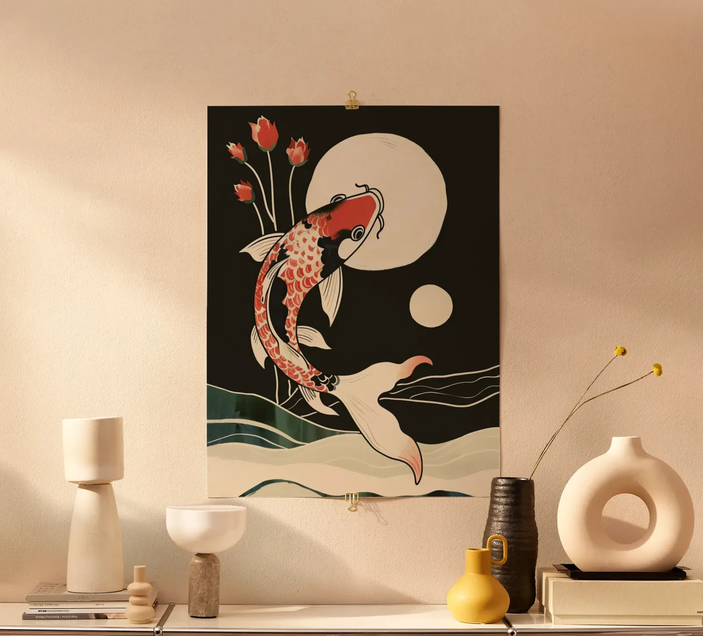 Moonlight Koi poster da softsoul