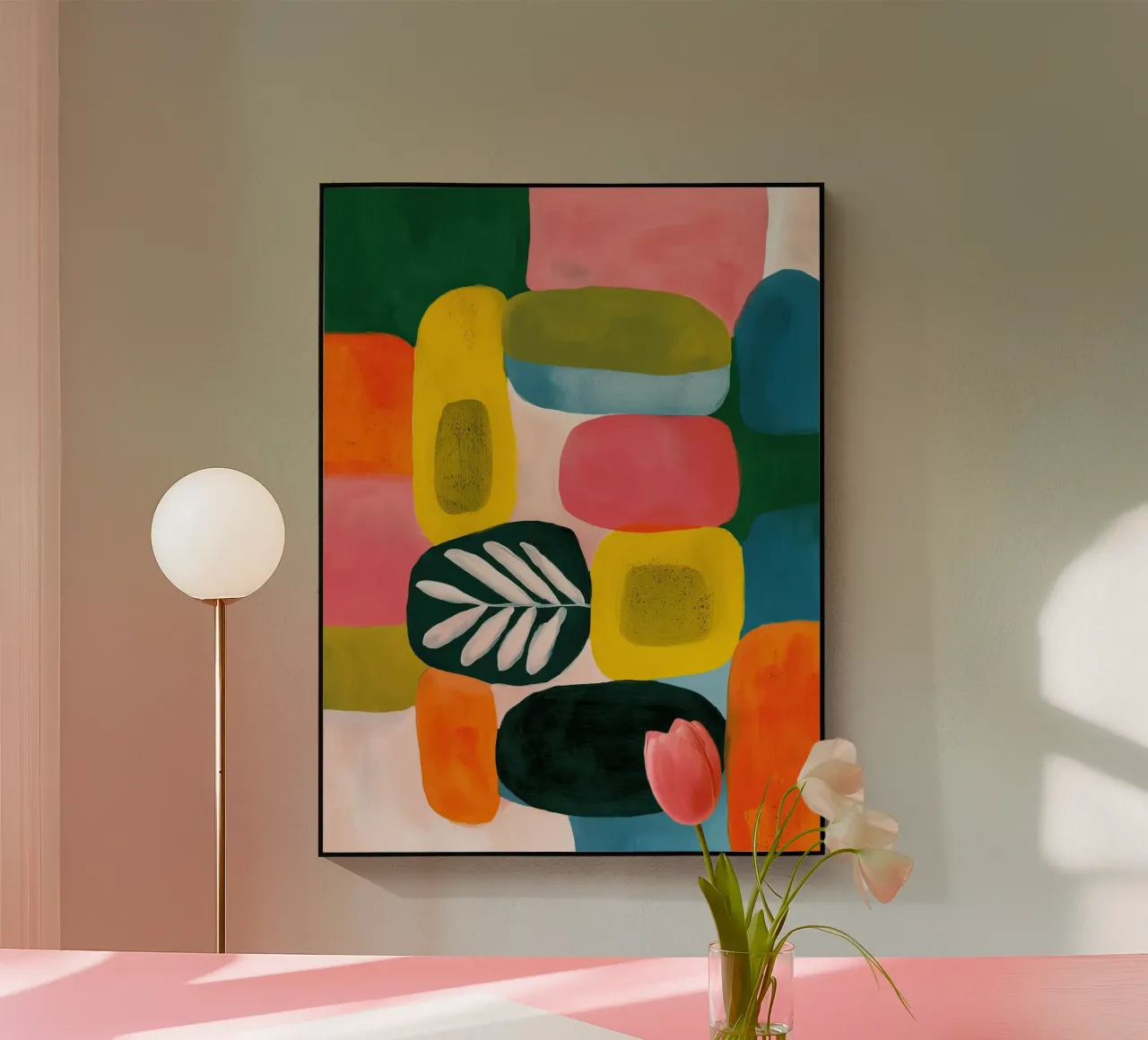 Garden Geometry acrylic glass by Sienna Atelier