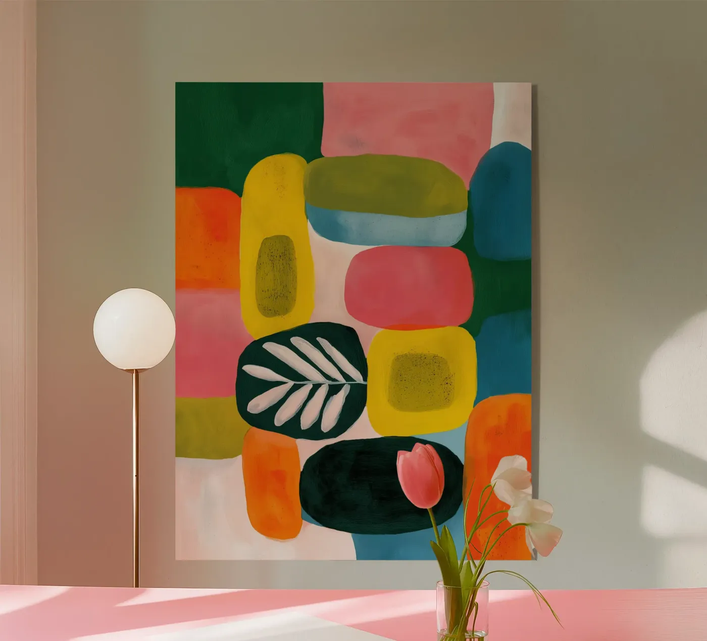 Garden Geometry acryl van Sienna Atelier