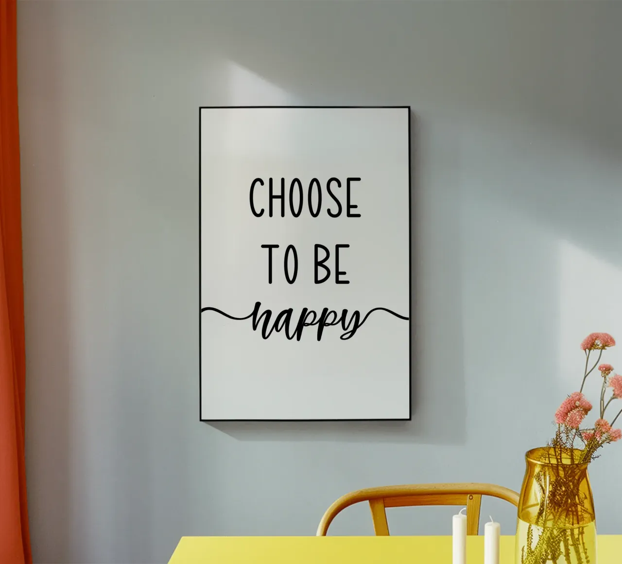 Scegli di essere felice plexiglass da Shark Printables