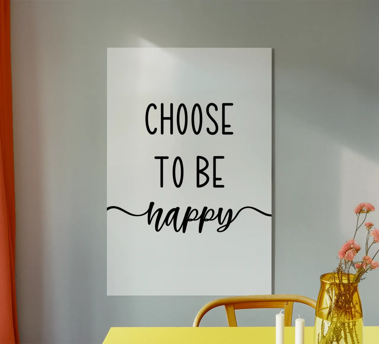 Scegli di essere felice plexiglass da Shark Printables