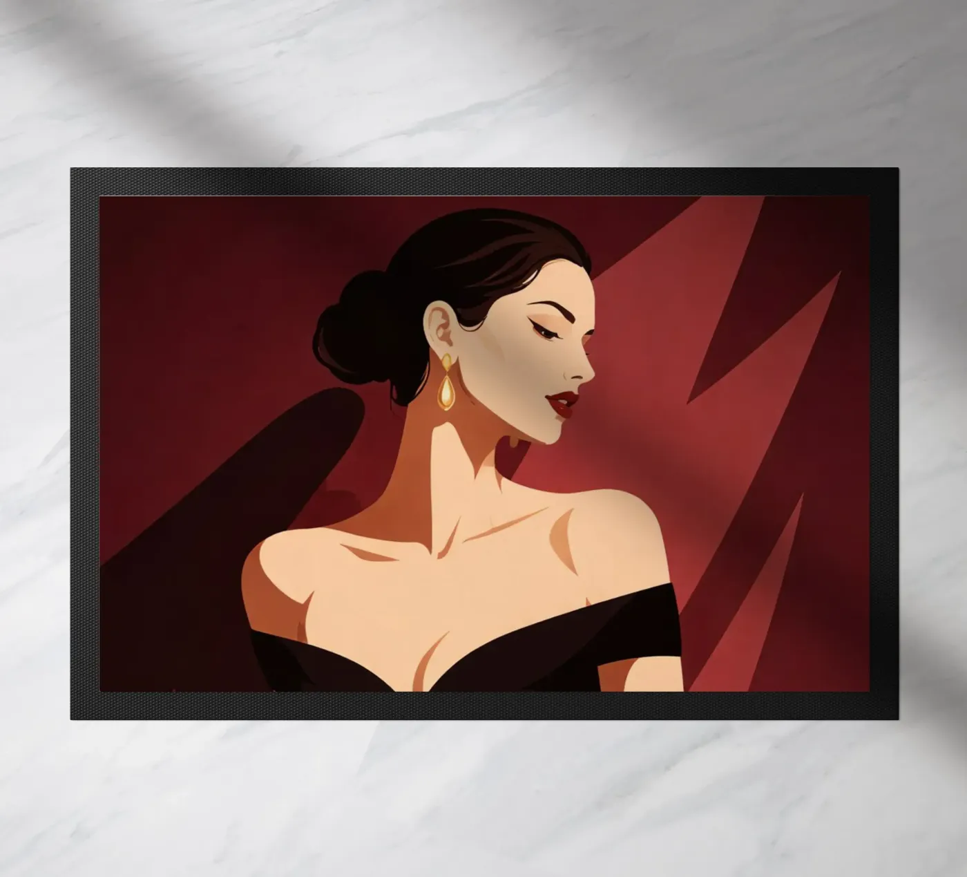 Elegant Sophistication Fußmatte von DesignDoodle