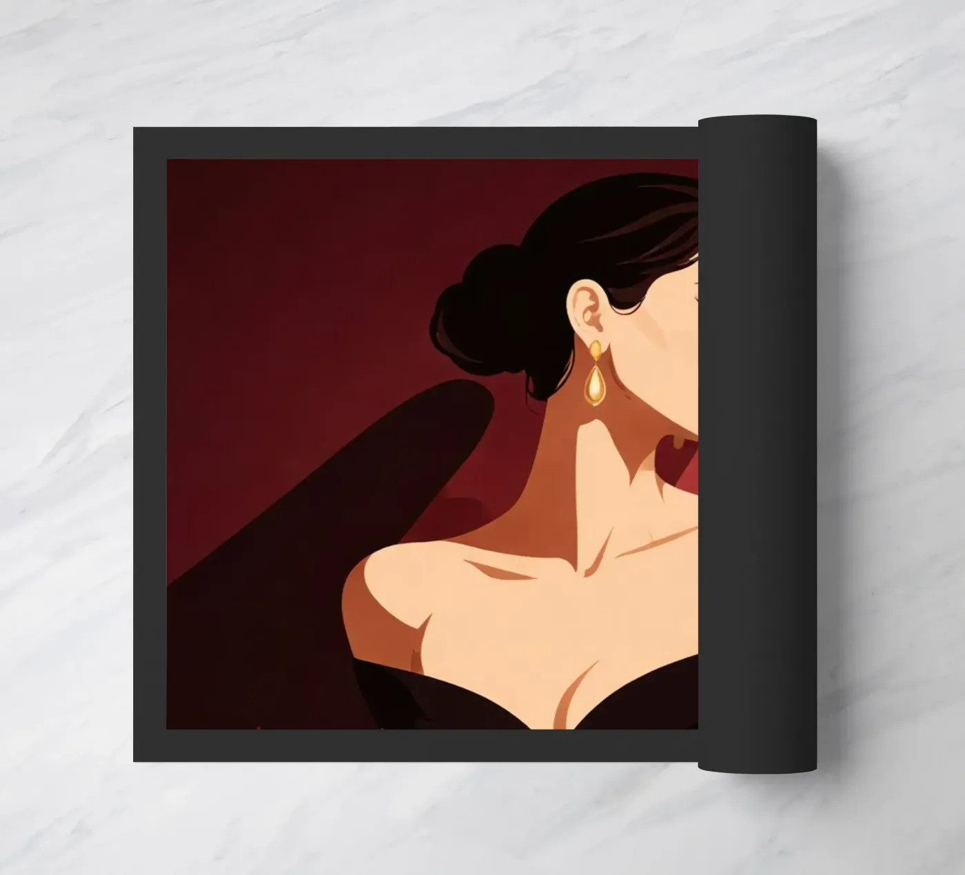 Elegant Sophistication Fußmatte von DesignDoodle