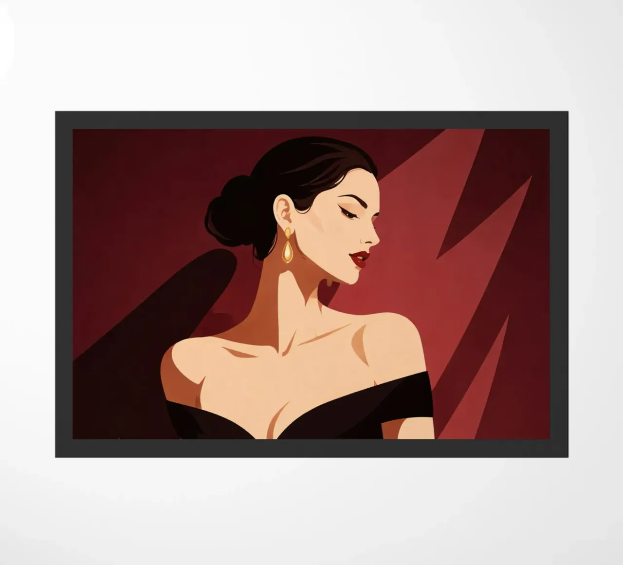 Elegante verfijning deurmat van DesignDoodle