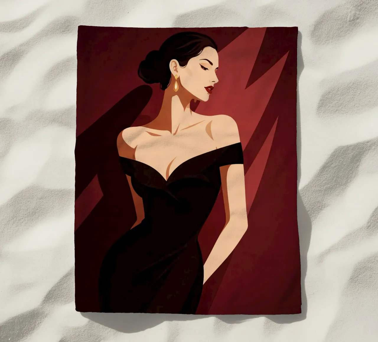 Elegant Sophistication telo mare da DesignDoodle