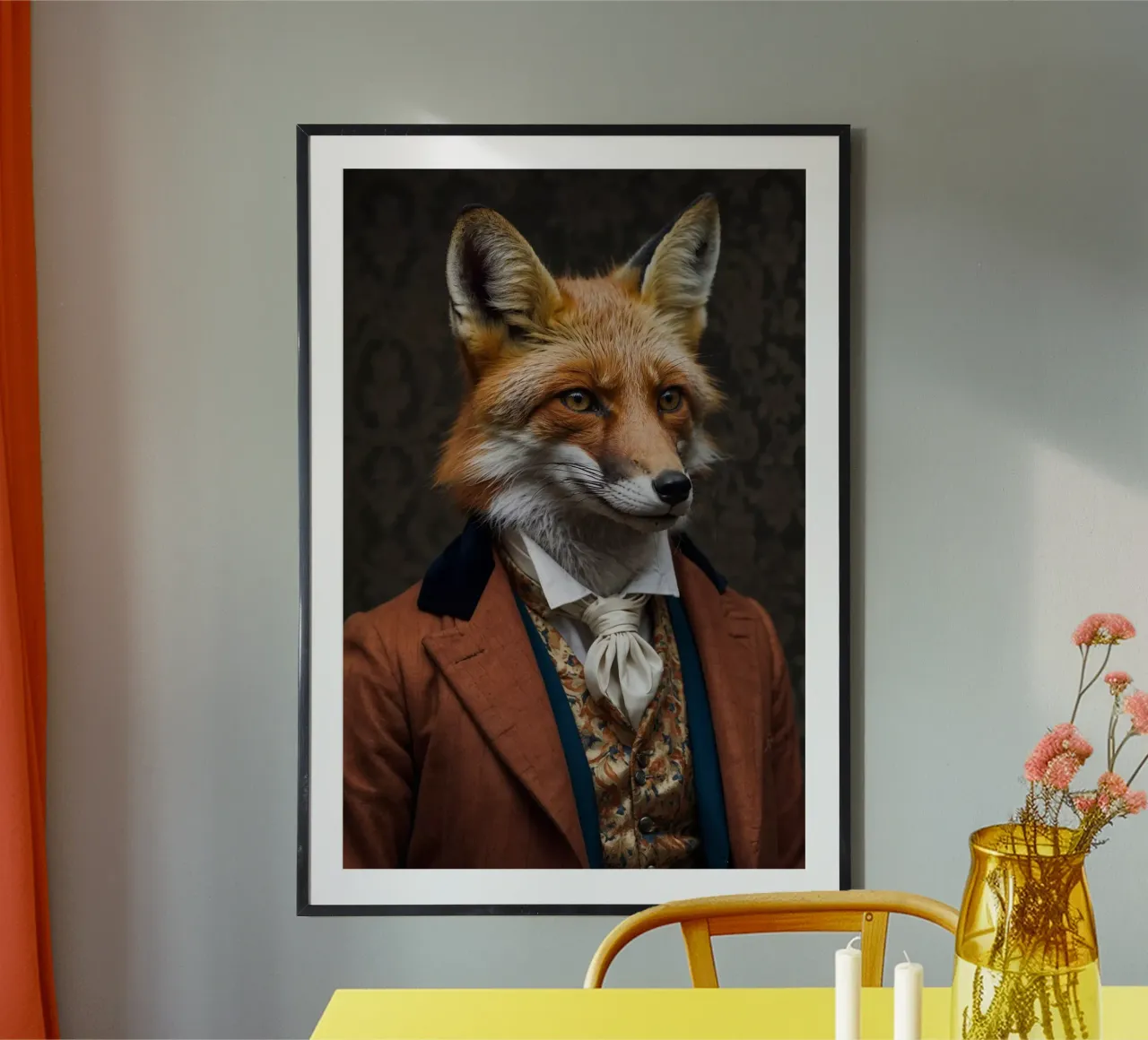 Mr. Reynard - Das Porträt des schlauen Fuchses Hahnemühle von Beasts of Nobility