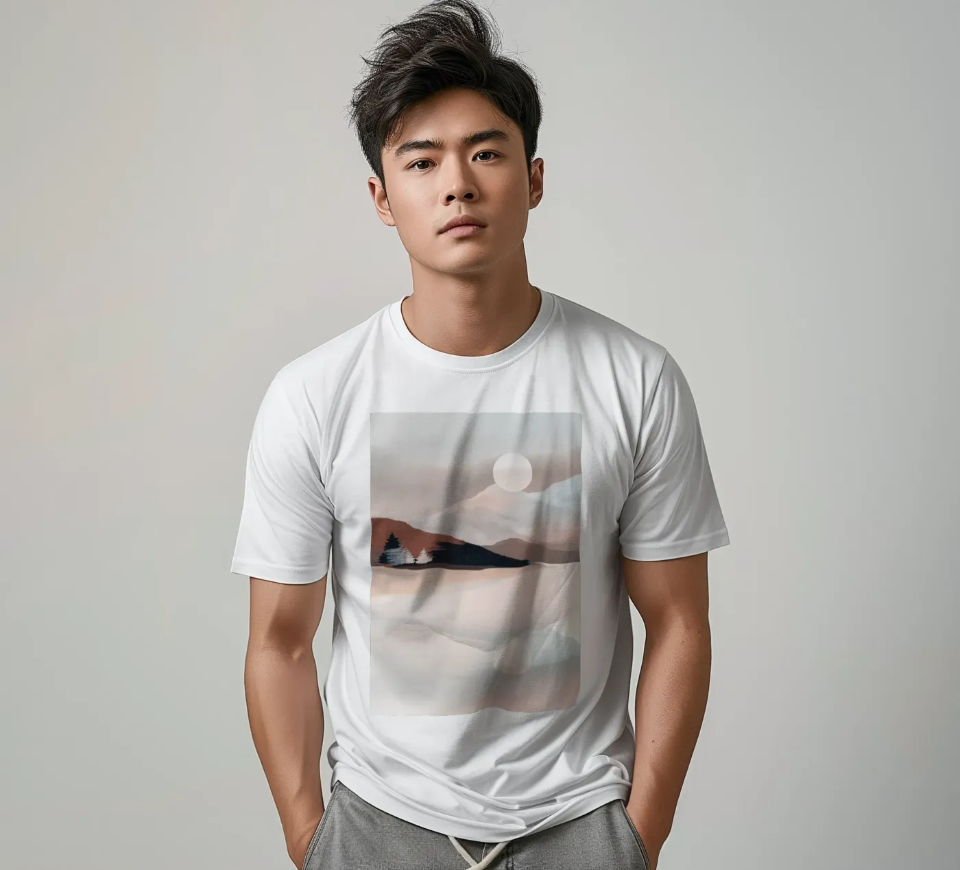 Riflessione serena t-shirt da ThingDesign