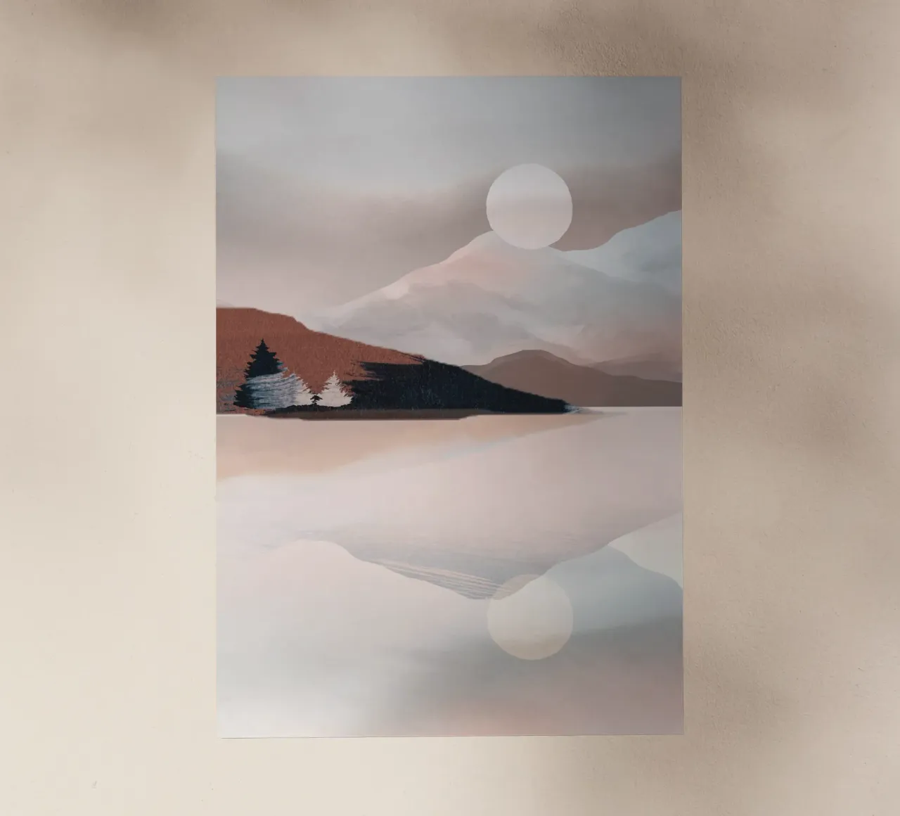 Riflessione serena pellicola backlit da ThingDesign