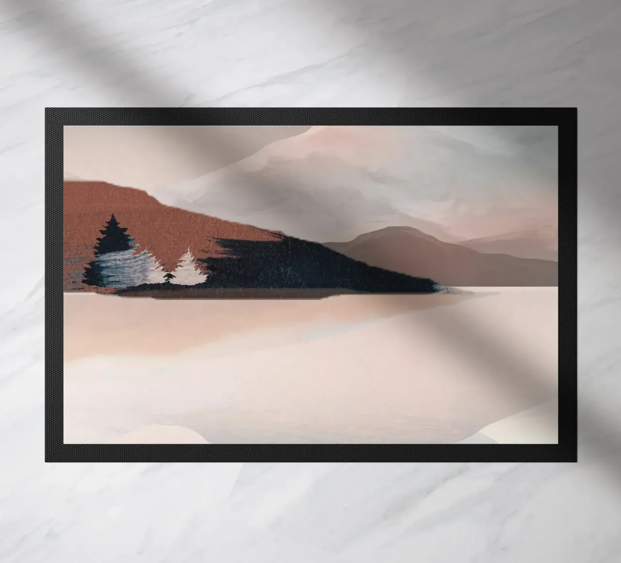 Calm Reflection doormat by ThingDesign