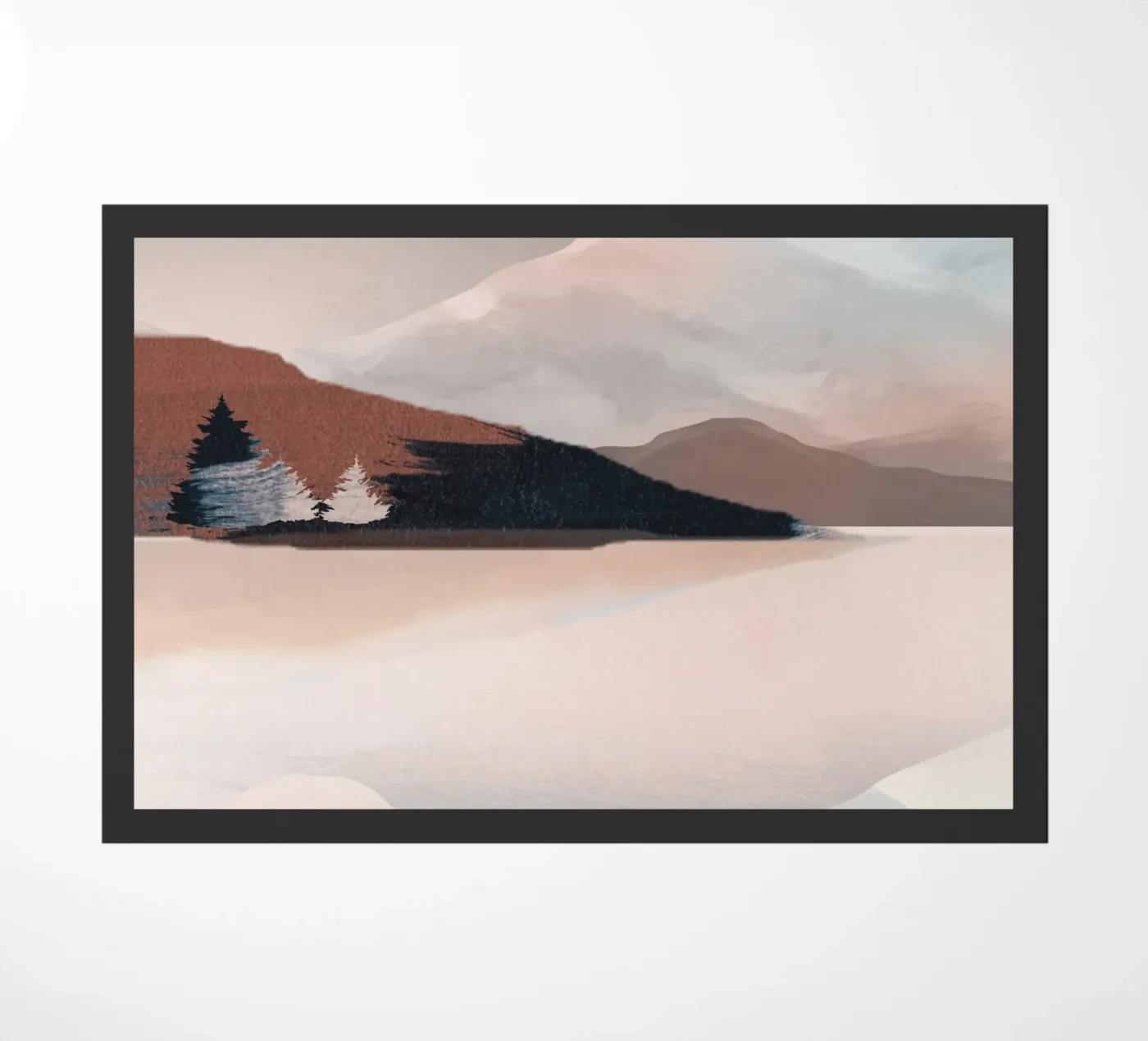 Calm Reflection Fußmatte von ThingDesign