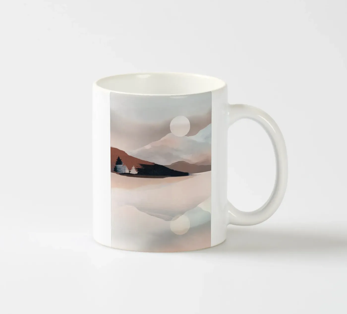 Calm Reflection keramische mok van ThingDesign