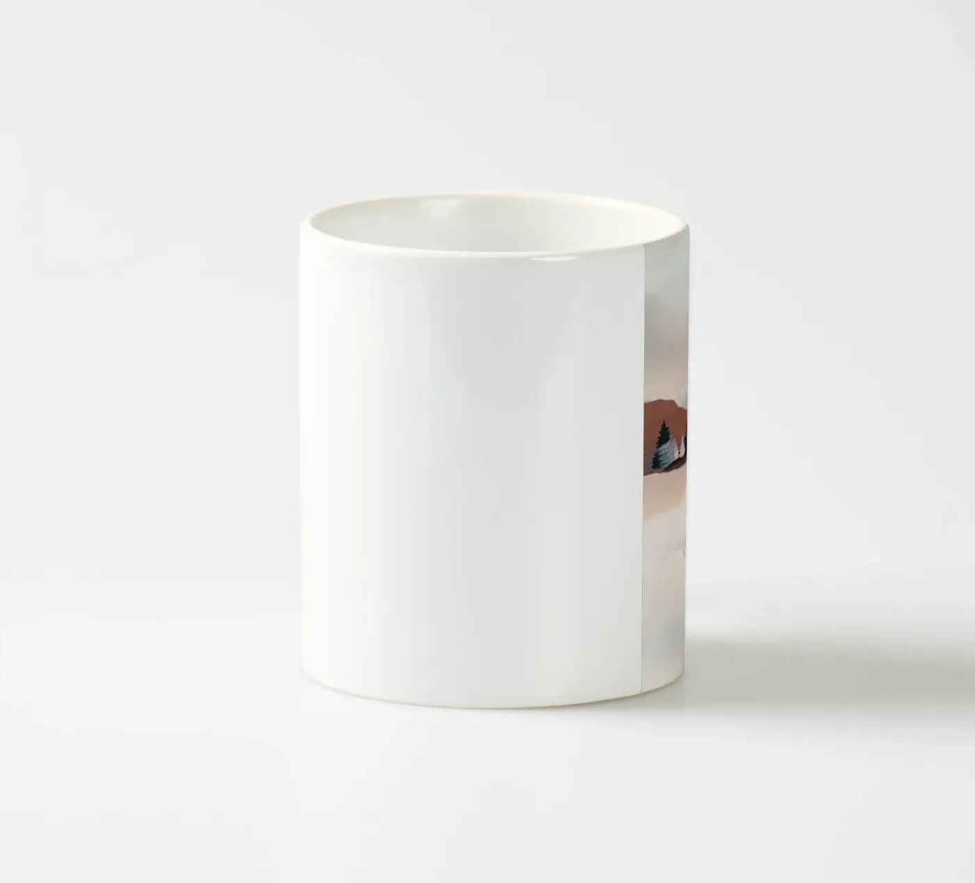 Calm Reflection ceramic mug by ThingDesign