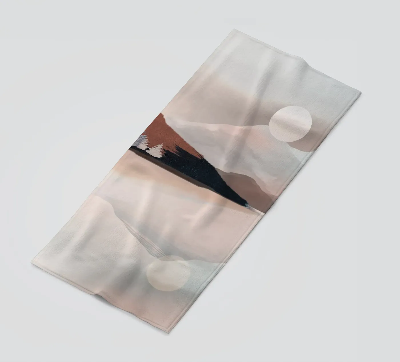 Calm Reflection beach towel by ThingDesign