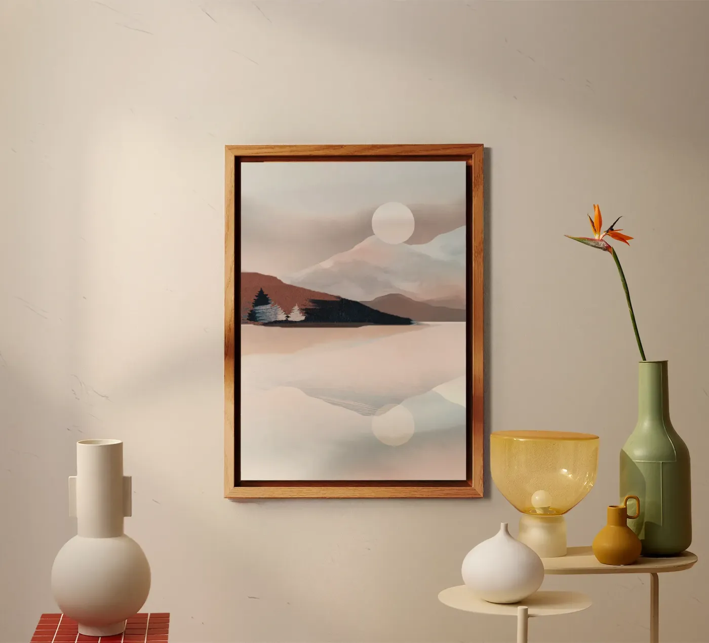 Riflessione serena alluminio dibond da ThingDesign