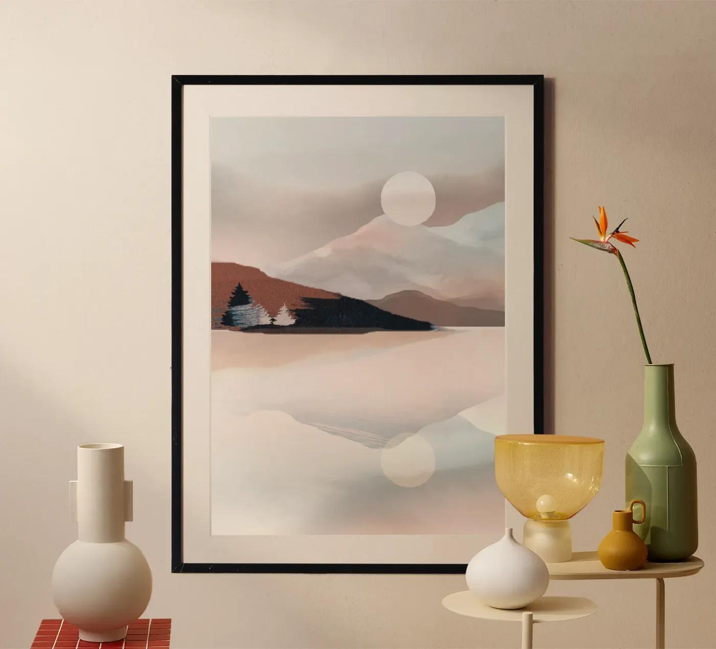 Ruhige Reflexion Poster von ThingDesign