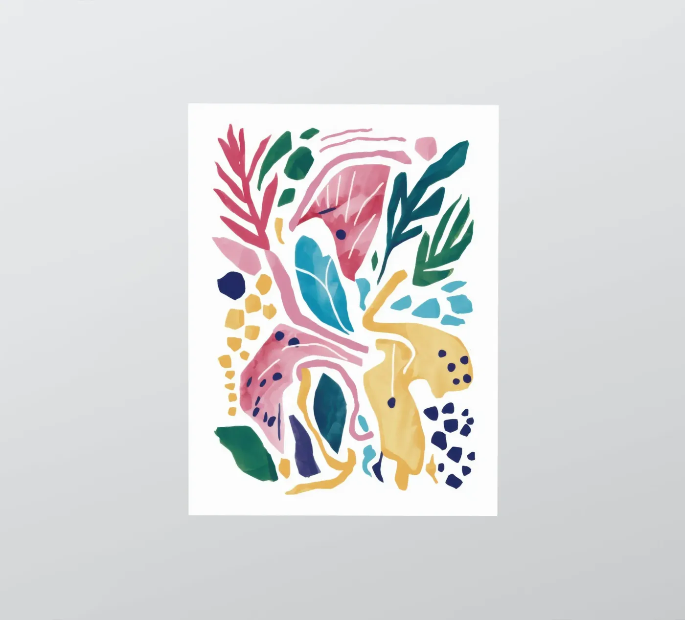 Dynamic Organic Forms sticker by Bold Hues