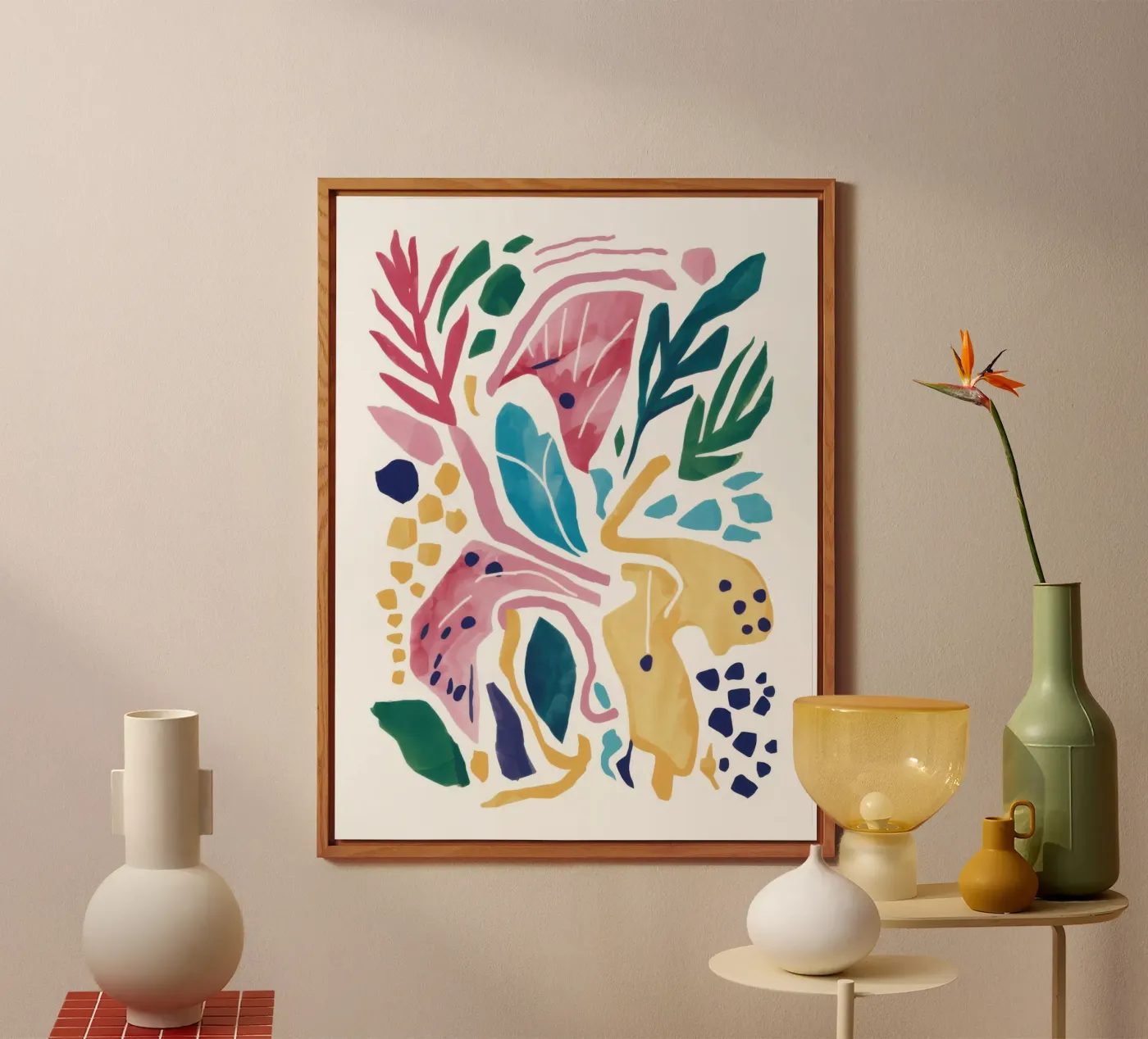 Dynamic Organic Forms forex plate by Bold Hues