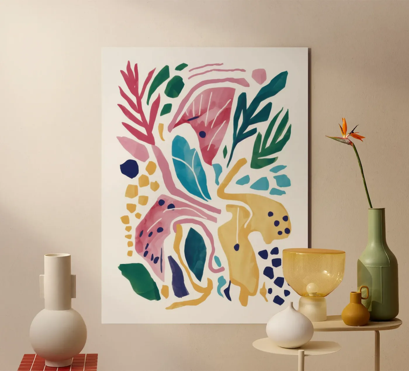 Dynamic Organic Forms forex plate by Bold Hues