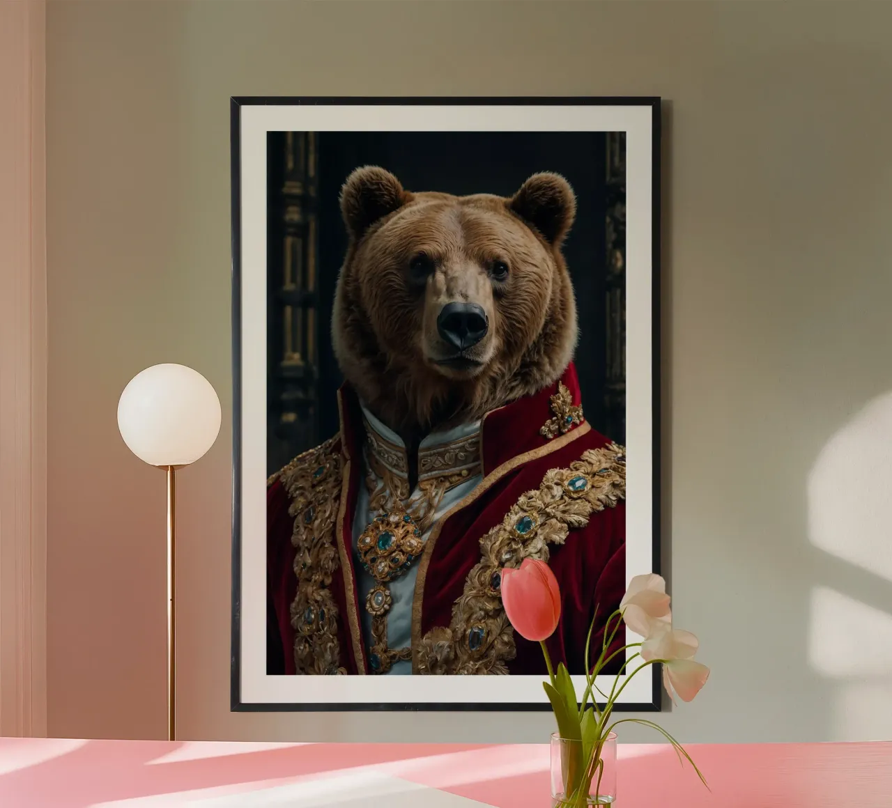 L'imperatore Ursinus - Il ritratto del maestoso orso poster da Beasts of Nobility