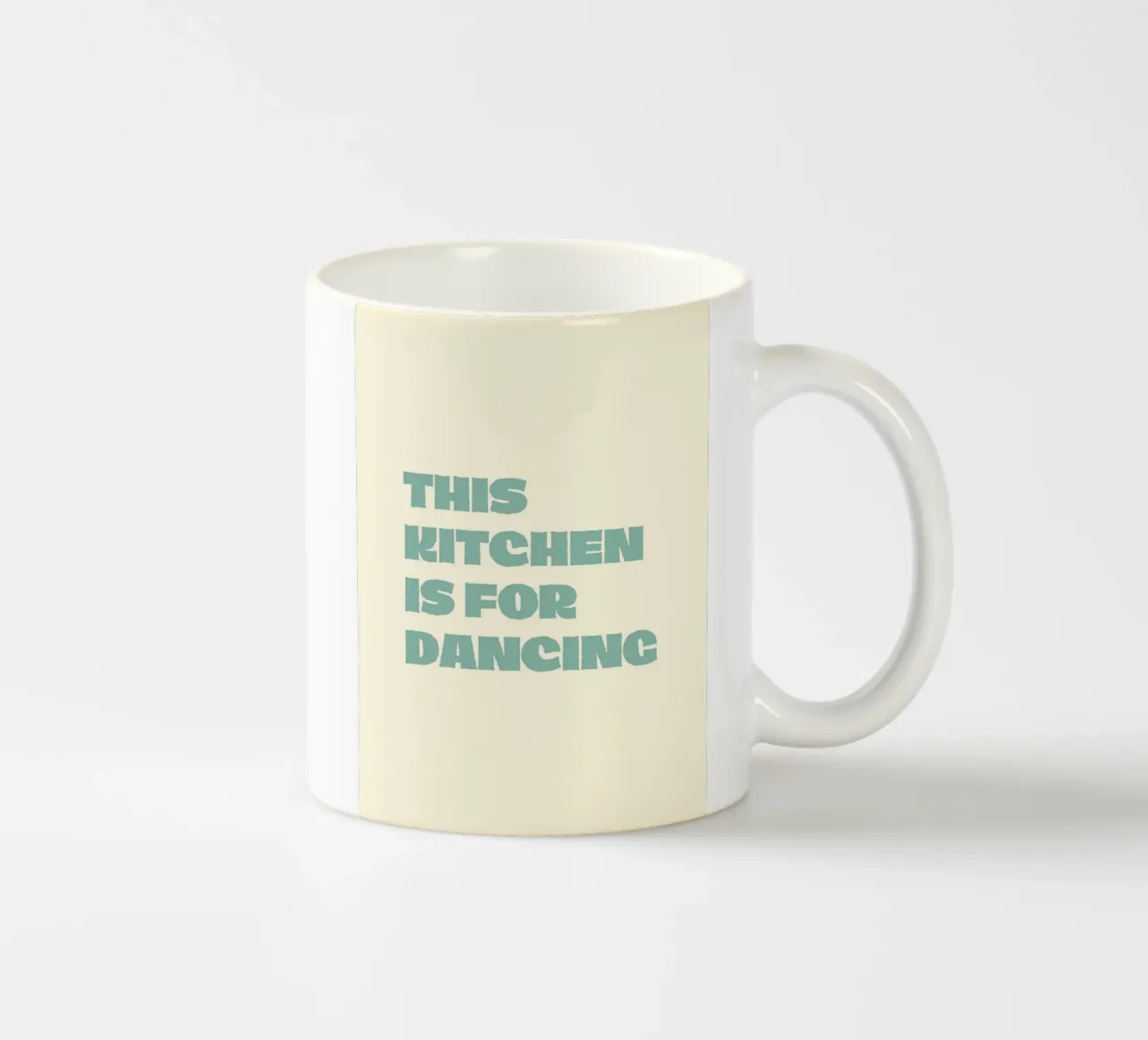 This Kitchen ceramic mug by FELICIA