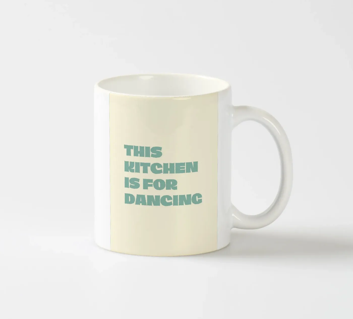 This Kitchen ceramic mug by FELICIA