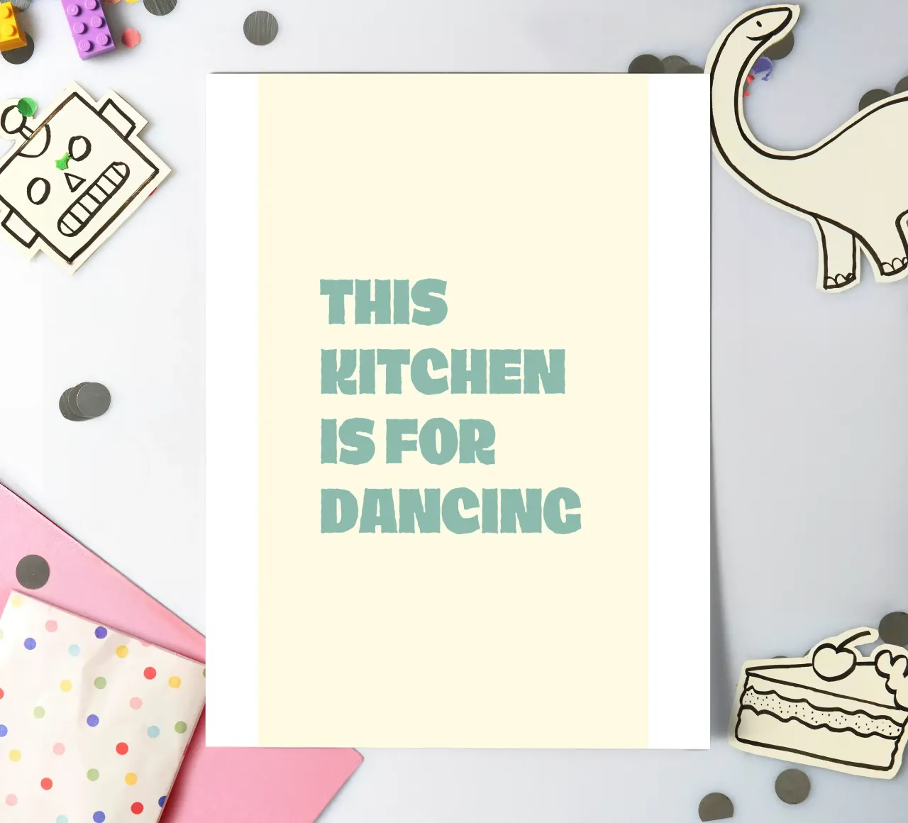 This Kitchen sticker sheet by FELICIA
