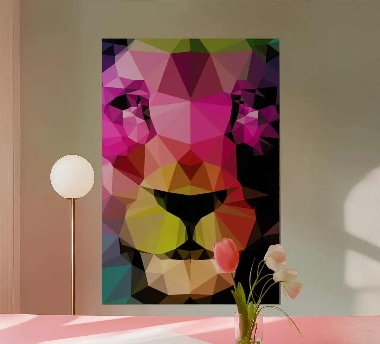 Wild Neon 01a poster con telaio in plastica da Three Of The Possessed