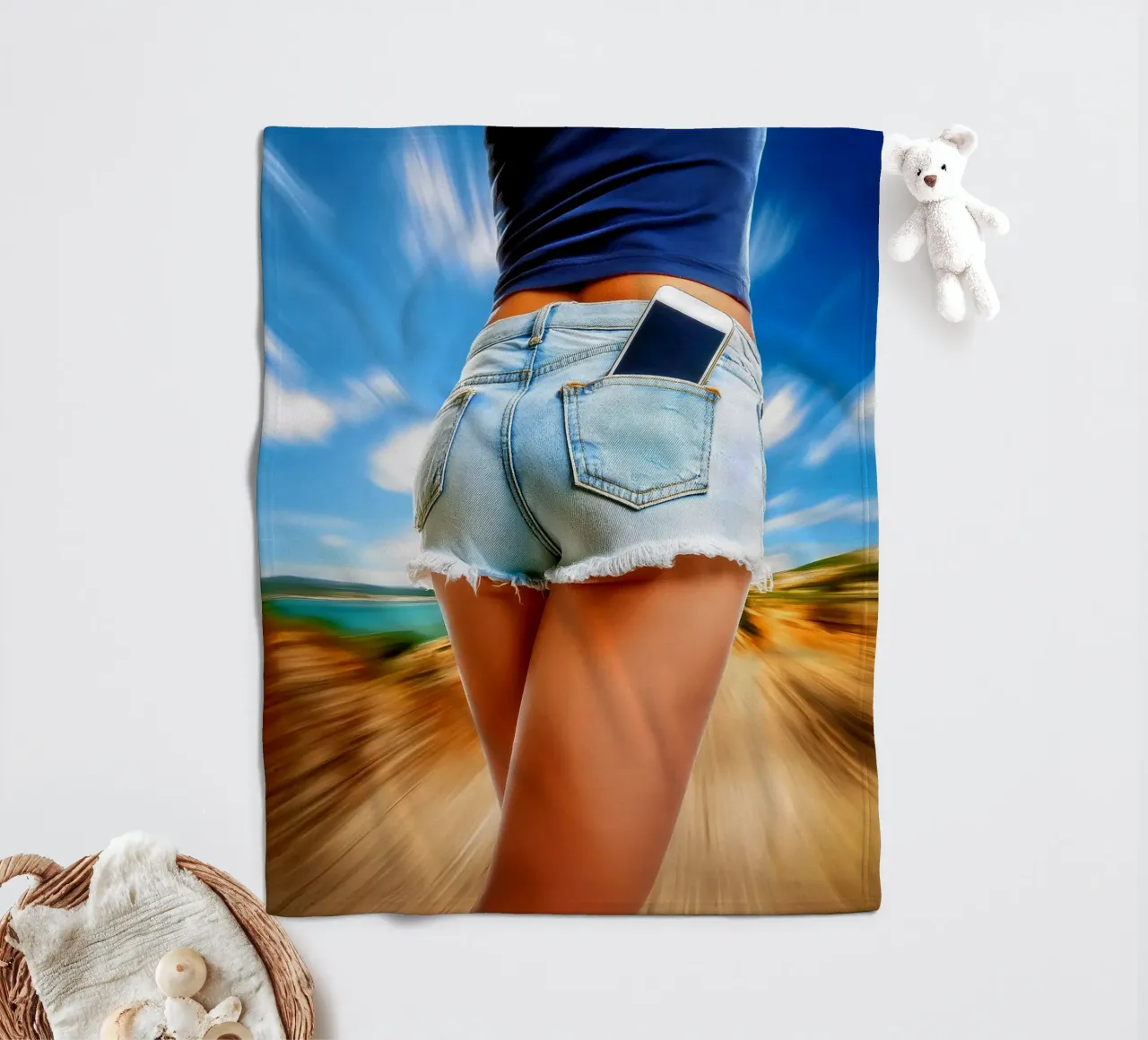 Handytasche Fleecedecke von Juergen Wiesler