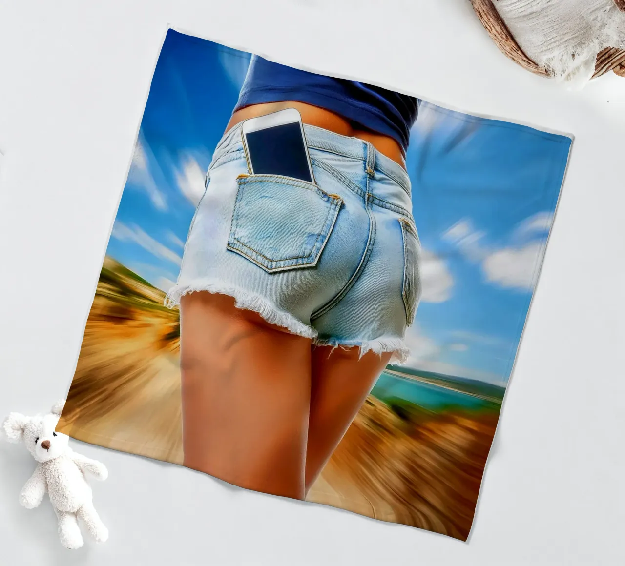 Handytasche Fleecedecke von Juergen Wiesler