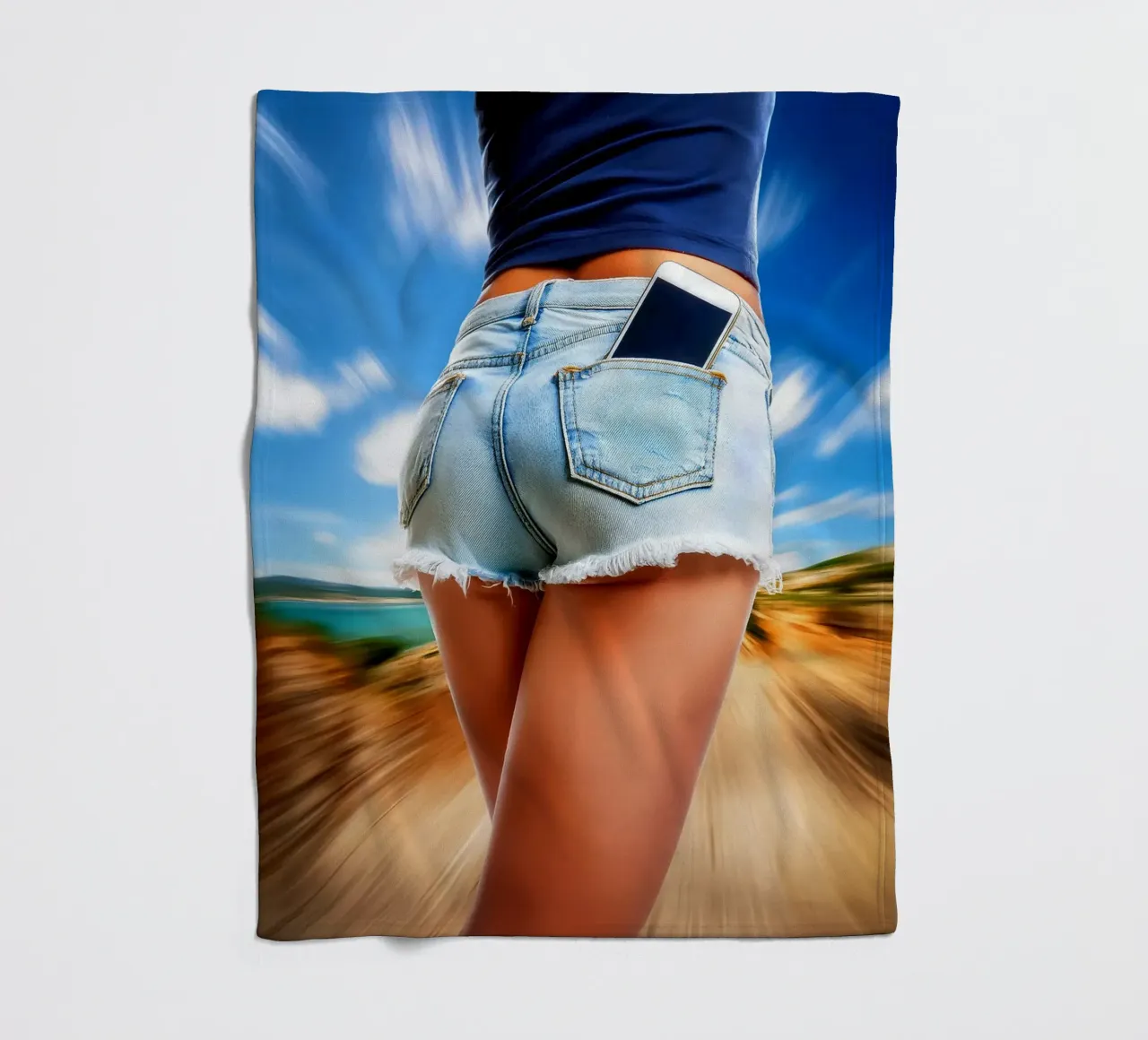 Handytasche Fleecedecke von Juergen Wiesler