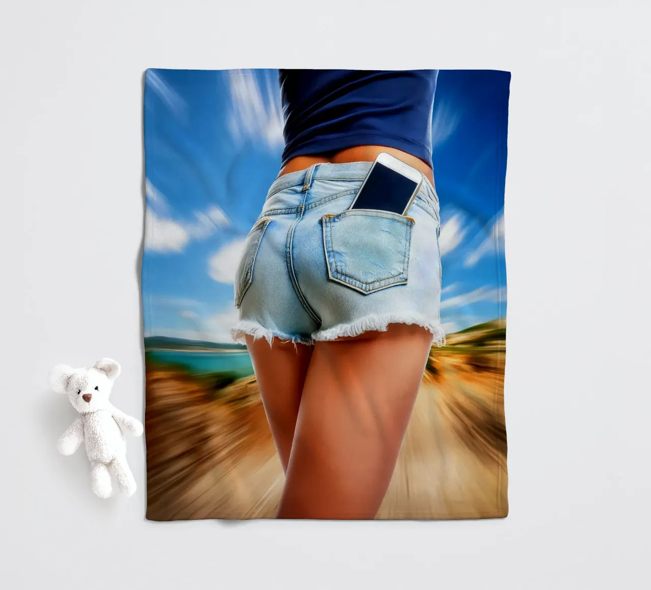 Handytasche Fleecedecke von Juergen Wiesler