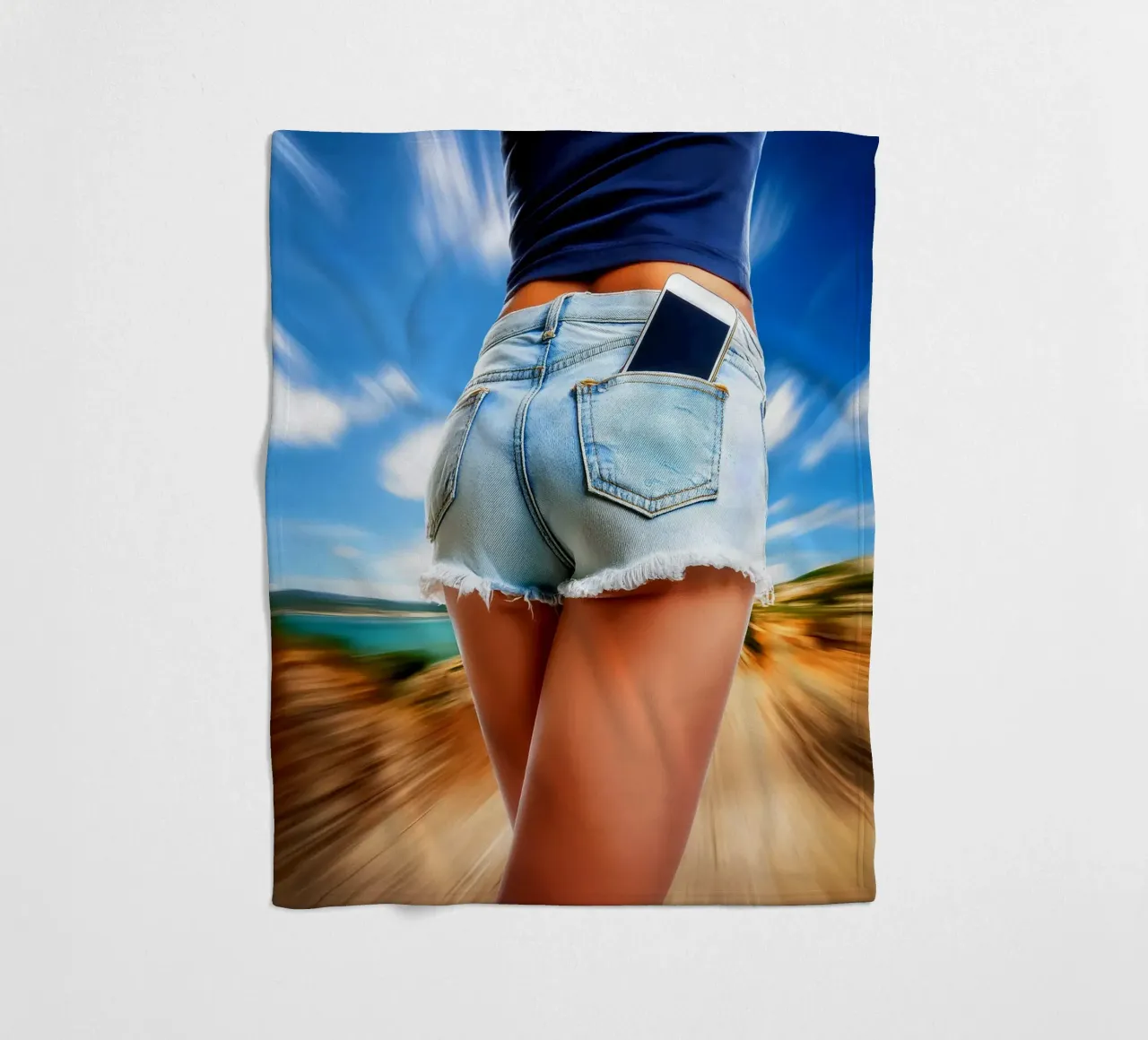 Handytasche Fleecedecke von Juergen Wiesler