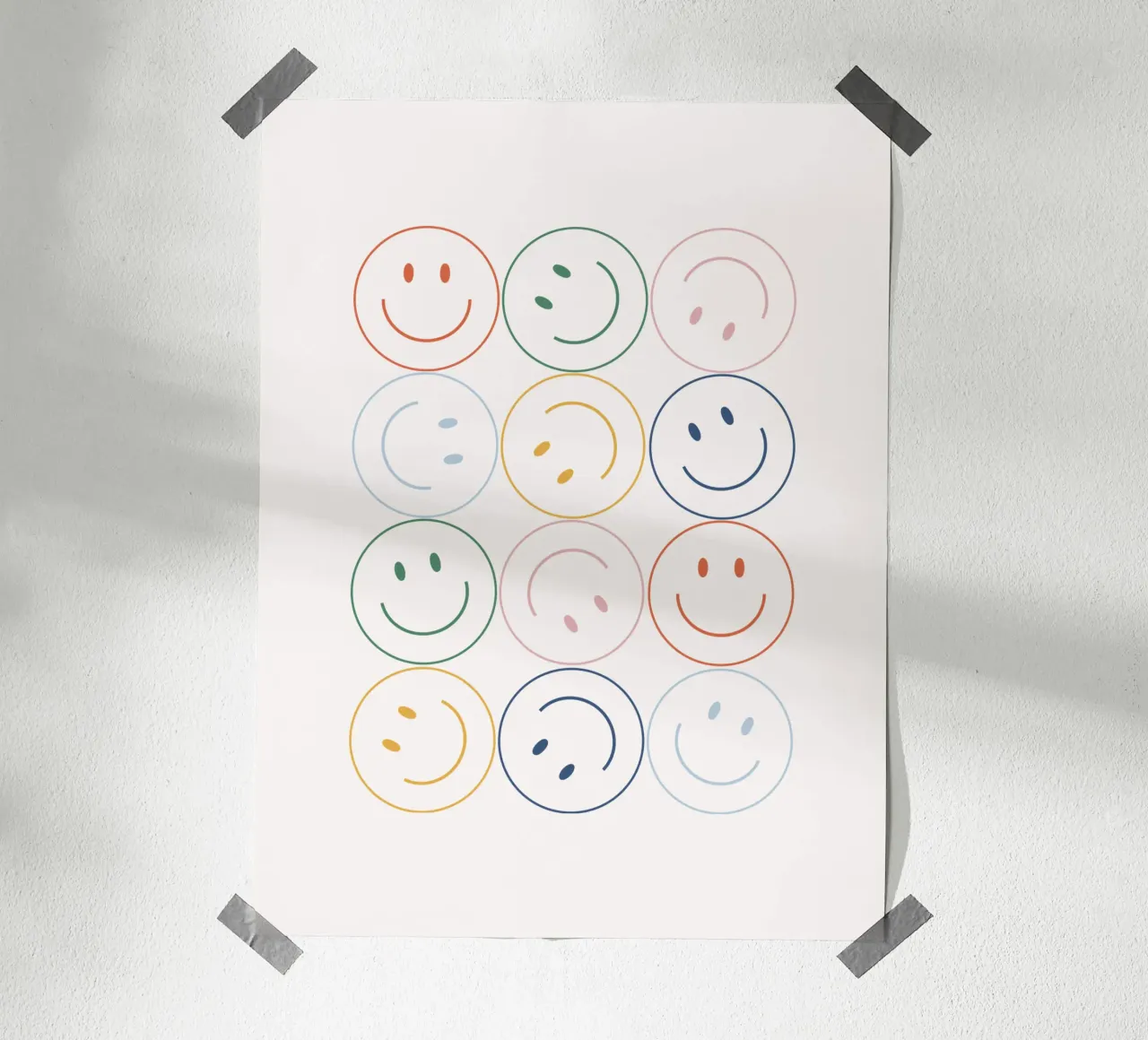 Lets smile poster da we line studio - art