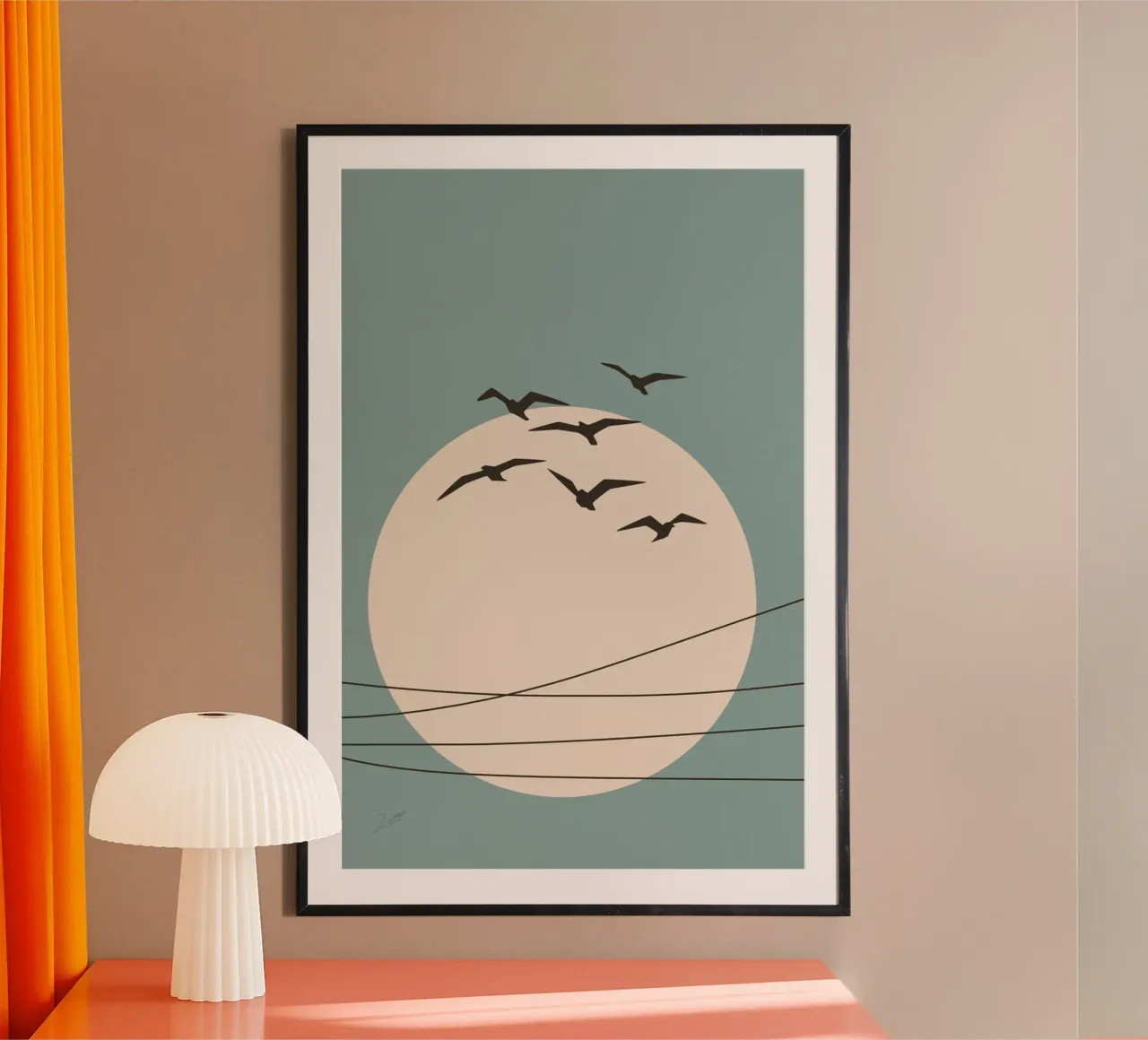 Zorgeloos poster van zeriayam