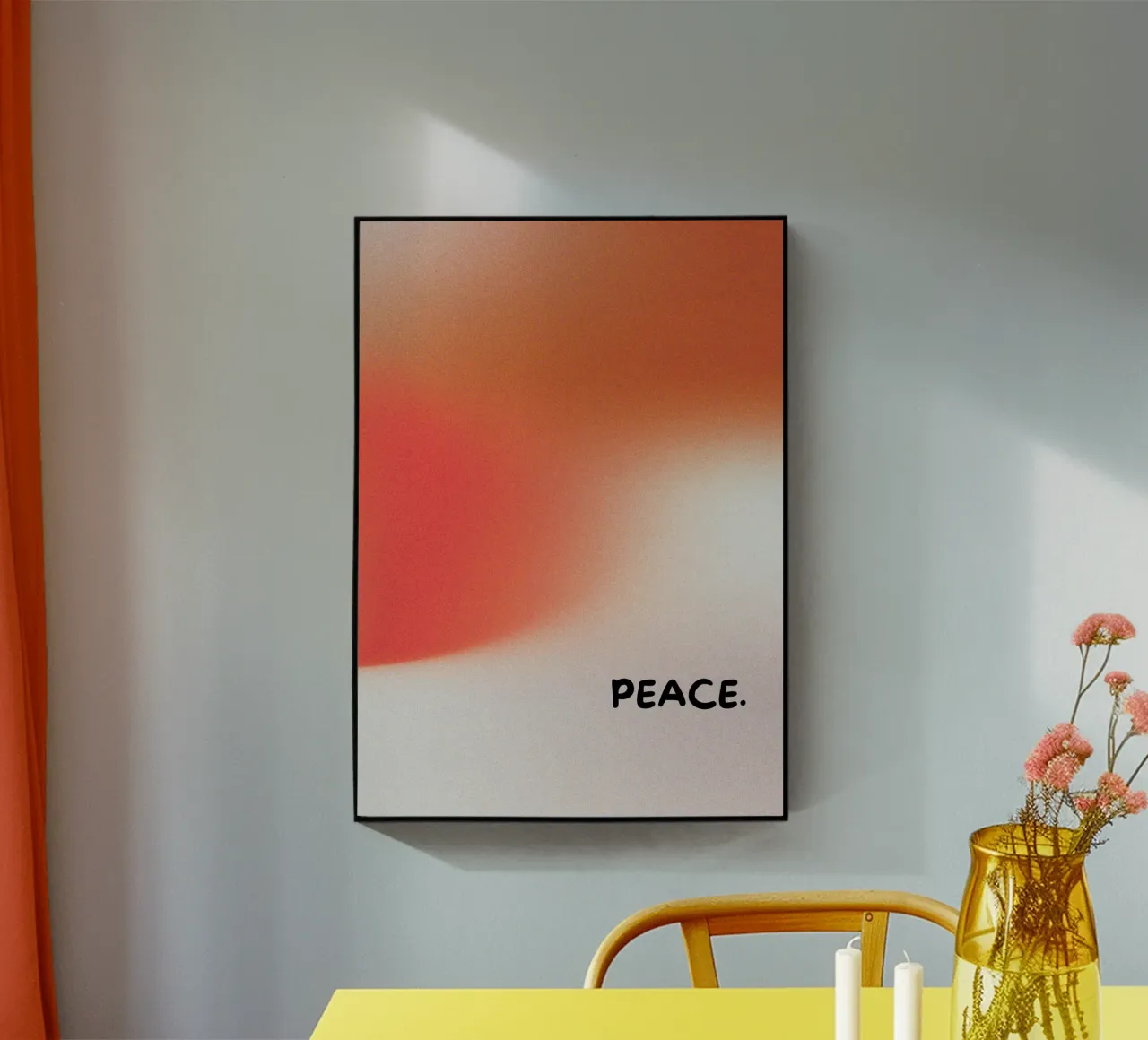 PEACE Acryl-Glas von Frame of Mind