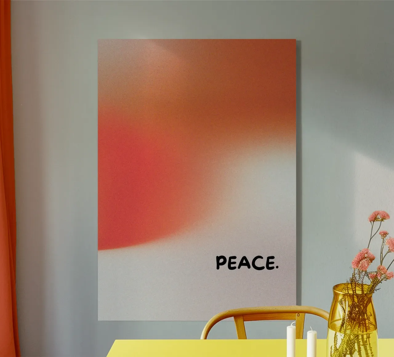 PEACE Acryl-Glas von Frame of Mind