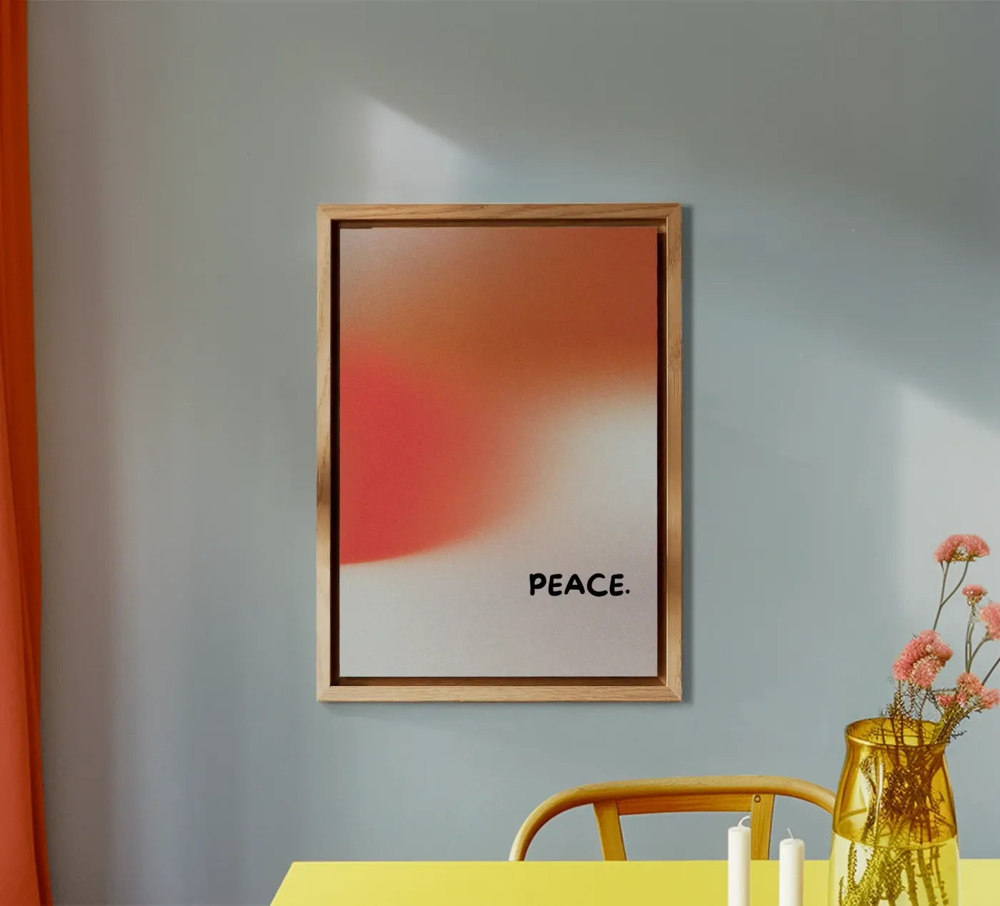 PEACE alluminio dibond da Frame of Mind