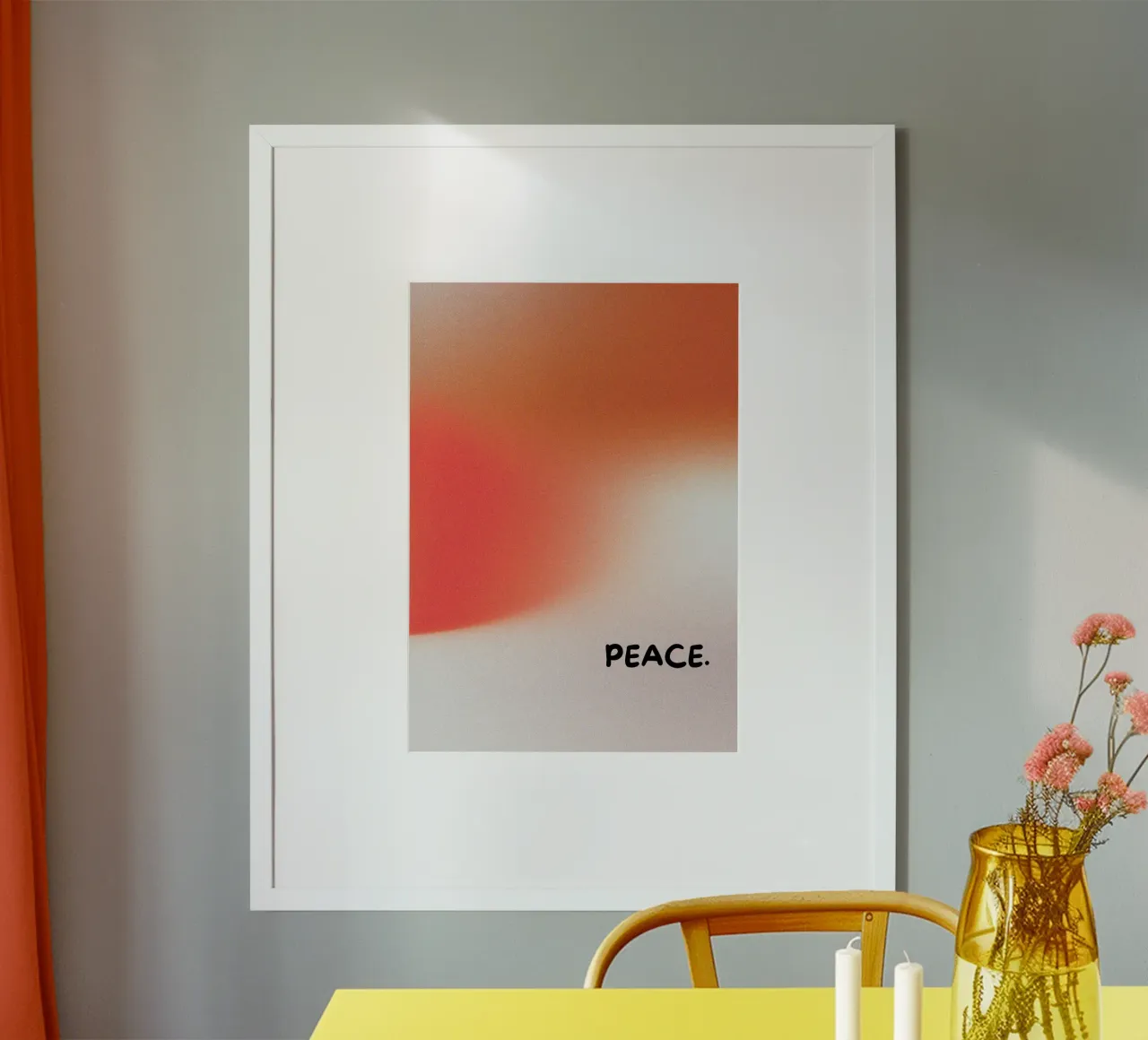 VREDE poster van Frame of Mind