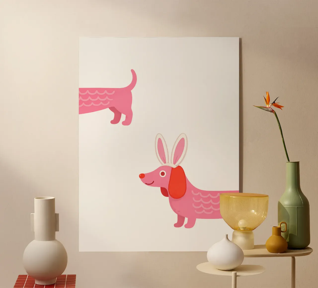 Oster Dackel plexiglass da Made in Bavaria