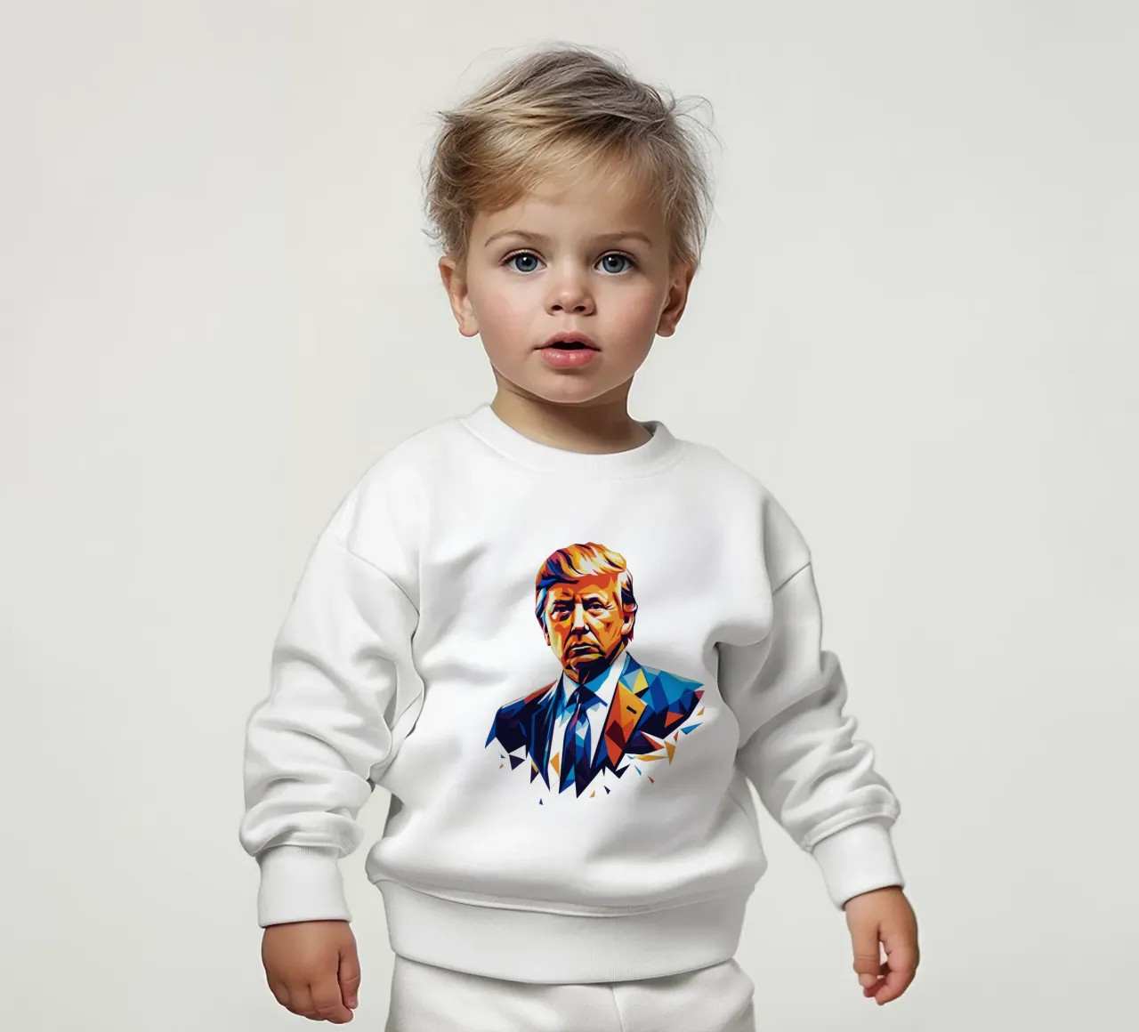 Donald Trump In WPAP Pop Art felpa neonato da vectorartnesia