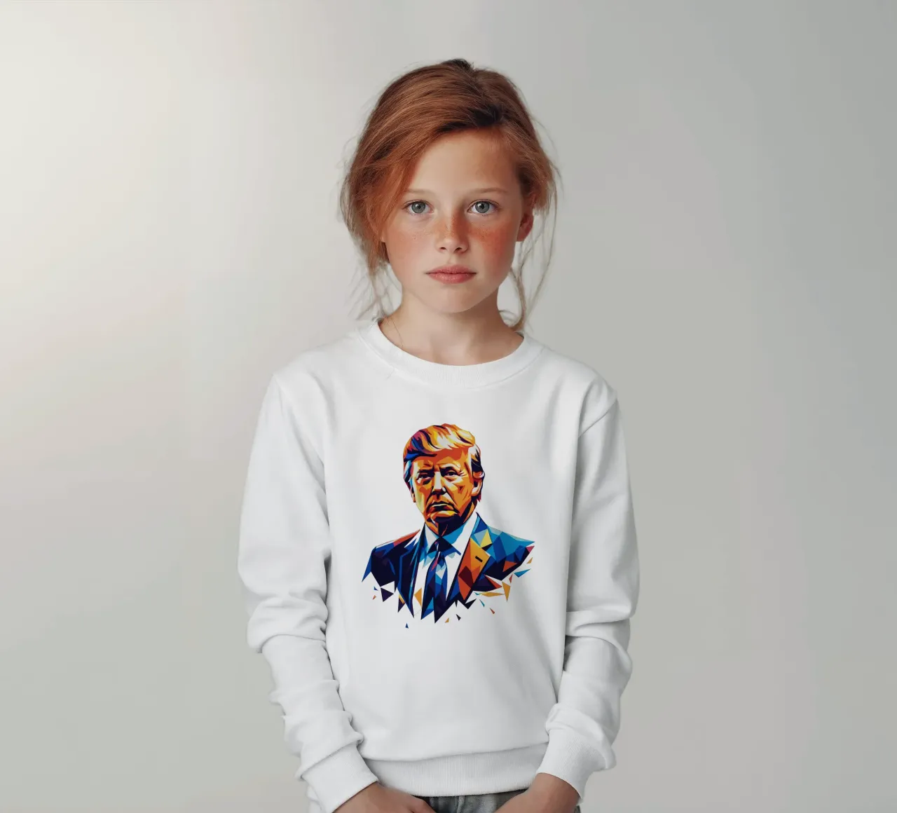 Donald Trump In WPAP Pop Art felpa bambino da vectorartnesia