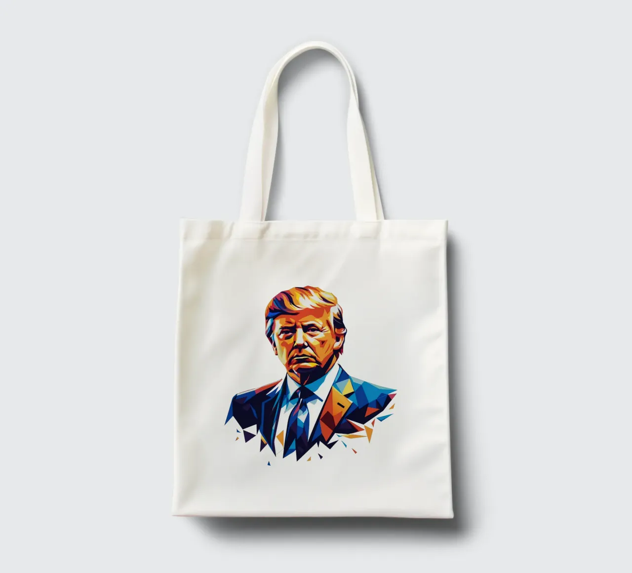 Donald Trump In WPAP Pop Art borsa in juta da vectorartnesia